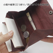 画像をギャラリービューアに読み込む, コインも入る名刺入れ