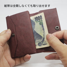 画像をギャラリービューアに読み込む, 小さい三つ折り財布