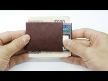 ギャラリービューアカードも入るマネークリップに読み込んでビデオを見る