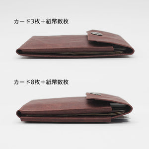 ミニマリストのための、スリムで軽く環境にもやさしい、耐洗紙製の財布です。